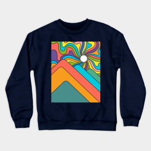 Geometric Sunrise Crewneck Sweatshirt